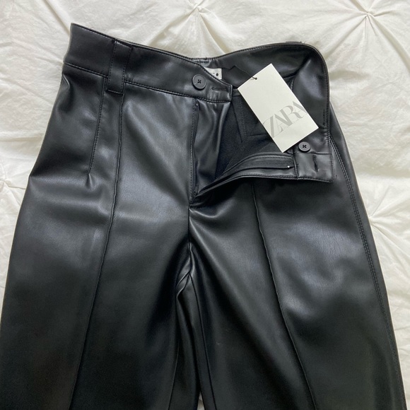 SOLD ON DEPOP Zara faux leather pants - Picture 6 of 15